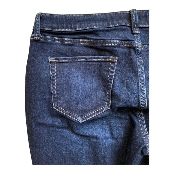 a.n.a. (A NEW APPROACH) DARK WASH CROPPED JEANS -SIZE 14P - Picture 9 of 12